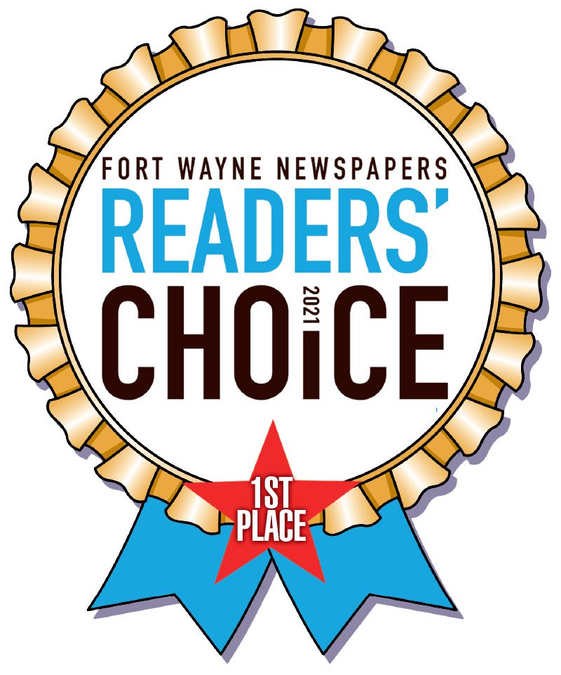 Awards - Fort Wayne Newspapers Readers Choice 1st Place 2021 Badge
